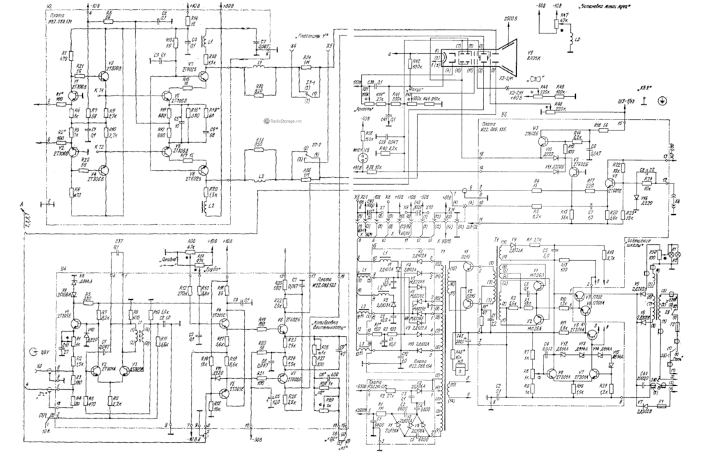 Осциллограф с1 22 схема