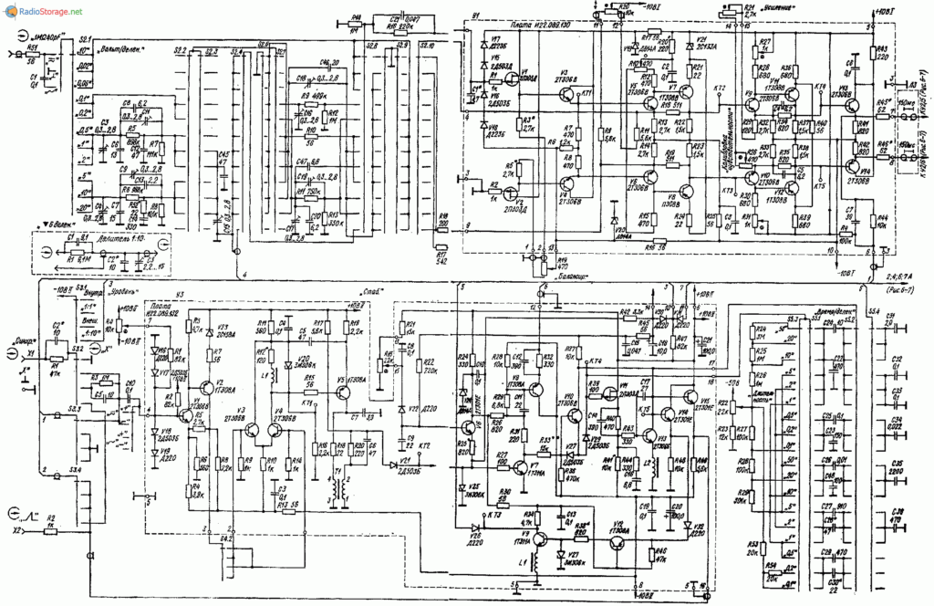 Осциллограф с1 22 схема