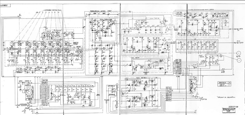 Принципиальная схема генератора Г4-106